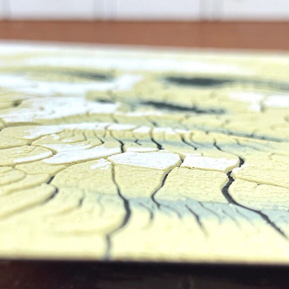 Wall Art, Face in the Desert, Surreal Cracked Earth Face - Picture 3 of 10